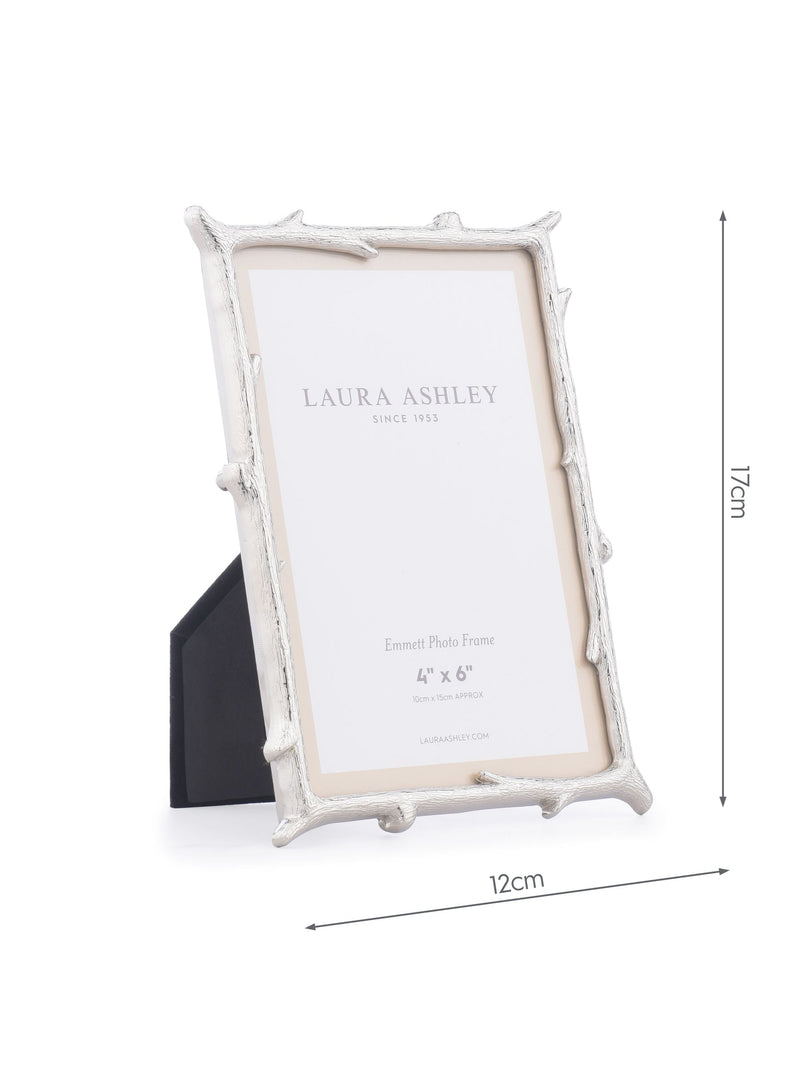 Laura Ashley polished nickel Emmett photo frame, UK version