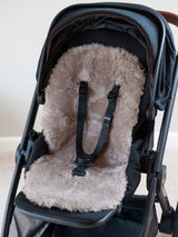 Next Naturally Sheepskins Taupe Baby Temperature Regulating Pram Liner- Buy online at McGrocer