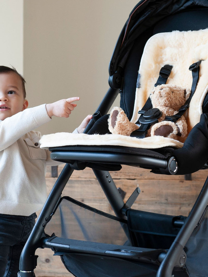 Naturally Sheepskins pram liner natural original 75x30cm, UK version