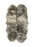 Naturally Sheepskins light grey quad sheepskin rug 180x110cm, UK version
