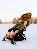 Naturally Sheepskins taupe deluxe pram liner, imported from the UK
