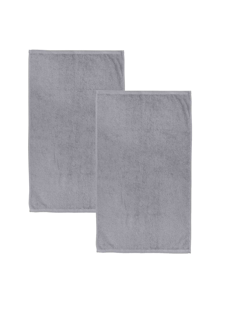 Catherine Lansfield grey cotton bath sheet towels 90x140cm - British product