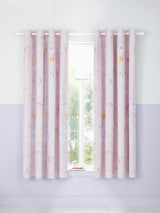 Next Catherine Lansfield Pink Fairytale Unicorn Eyelet Curtains 66x72 Inches- Buy online at McGrocer