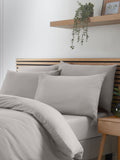 Catherine Lansfield Grey So Soft duvet cover set - British product