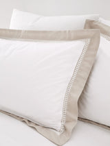 Next Bianca White Oxford Lace 100% Cotton Duvet Cover Set- Buy online at McGrocer