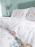Catherine Lansfield floral reversible duvet cover set - British product