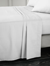 Next Bianca Dove Grey Flat Sheet Bed Sheet- Buy online at McGrocer