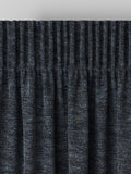Navy blue boucle curtains made to measure - British product