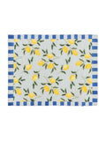 Furn Blue Lemons polyester placemats set of 4, UK version