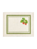 Evans Lichfield Green Strawberry placemats 46x36cm - British product