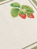 Evans Lichfield Green Strawberry placemats 46x36cm - British product