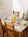 Evans Lichfield Green Strawberry placemats 46x36cm - British product