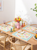 Next Furn Orange Honeysuckle Table Placemats Set of 4- Buy online at McGrocer