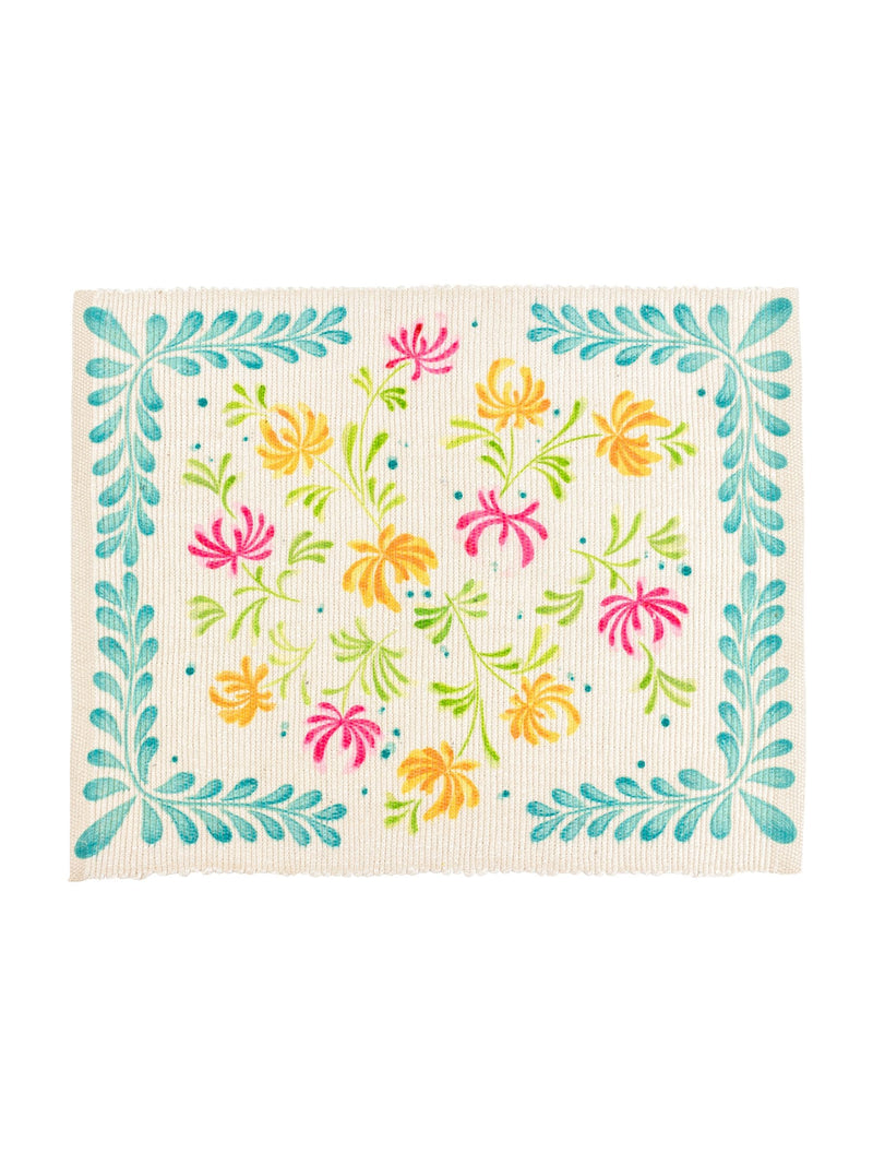 Furn Orange Honeysuckle table placemats set of 4 - British product