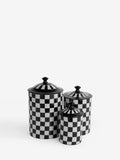 Rockett St George storage tins set of 3 checkerboard - British product