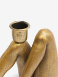 Rockett St George gold leg taper candle holder, imported from the UK