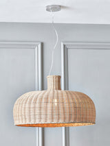 Next Pacific Natural Caswell Rattan Dome Pendant Ceiling Light- Buy online at McGrocer
