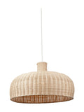Pacific Natural Caswell rattan dome pendant 52cm, imported from the UK