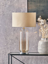 Next Pacific Gold Vivienne Lustre Ombre Glass Table Lamp- Buy online at McGrocer