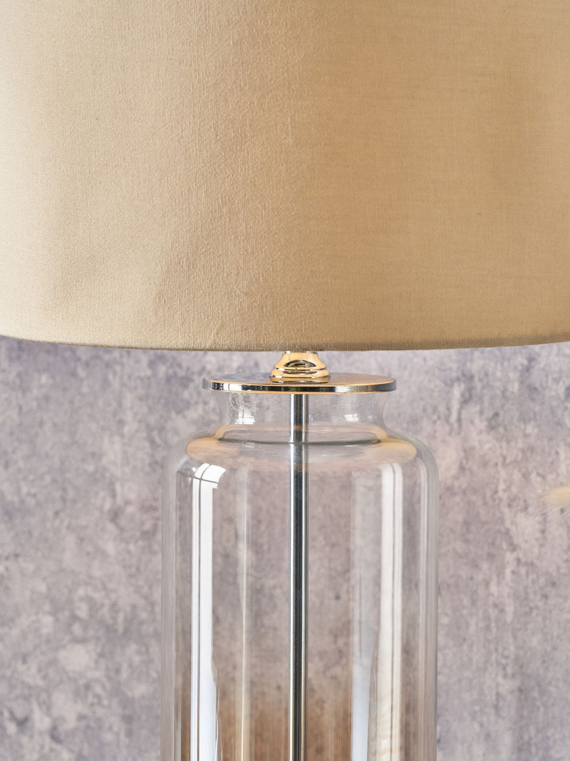 Pacific Gold Vivienne ombre glass table lamp 52cm - British product
