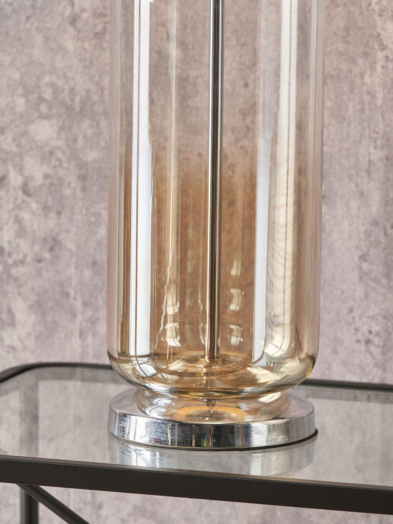 Pacific Gold Vivienne ombre glass table lamp 52cm - British product