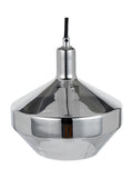 Smoked glass domed pendant light Pacific Grey Jaxon, imported from the UK