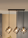 Pacific Alessio three cube pendant ceiling light, imported from the UK