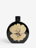 Rockett St George black floral large vase, imported from the UK