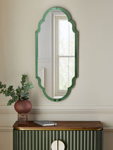 Next Clarke & Clarke Green Wobble Glass Mirror- Buy online at McGrocer