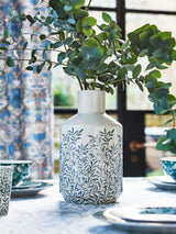 Next William Morris Cream Leaf Printed Ceramic Vase 28cm x 16cm x 16cm- Buy online at McGrocer