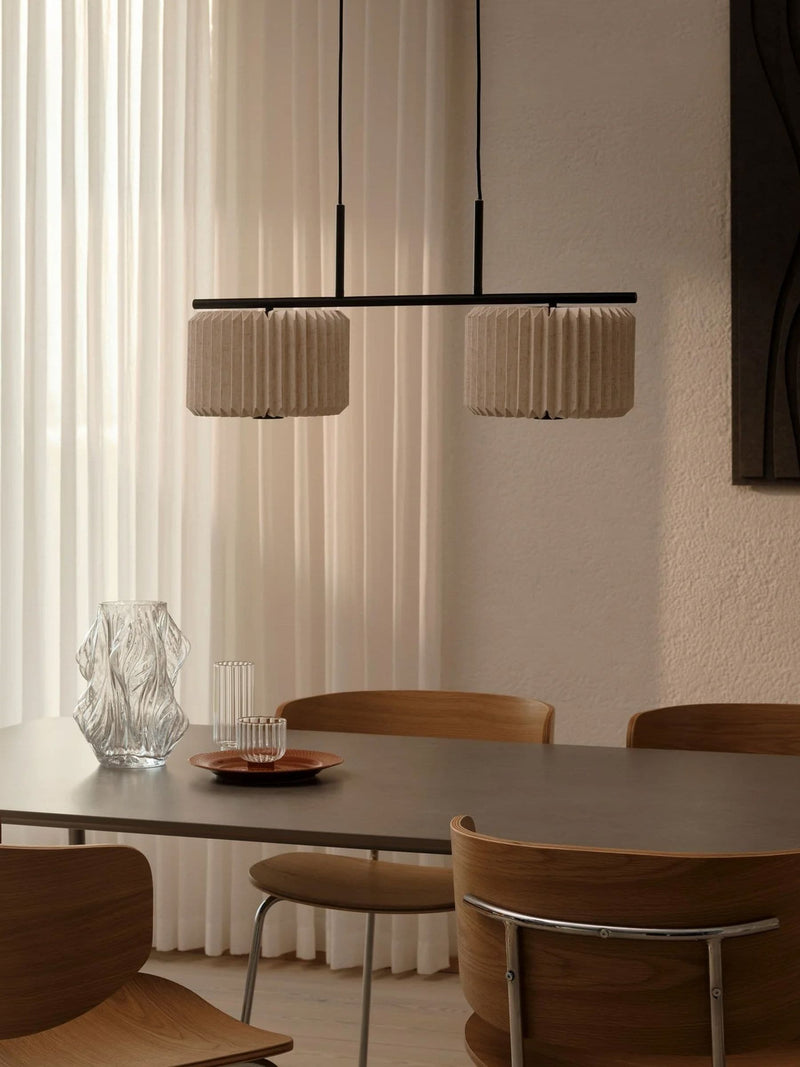 Nordlux Black Vivienne dual pendant ceiling light - British product