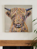 Emily Howard Highland Cow Canvas Wall Art Medium, imported from the UK