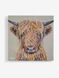 Emily Howard Highland Cow Canvas Wall Art Medium, imported from the UK