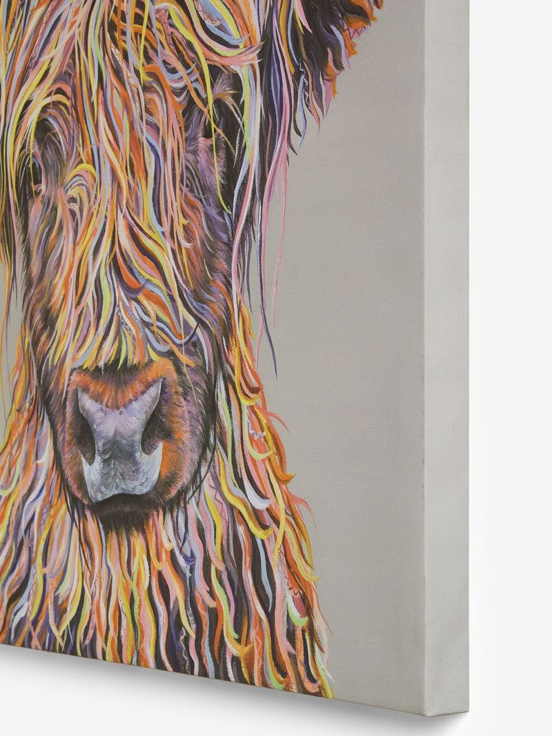 Emily Howard Highland Cow Canvas Wall Art Medium, imported from the UK