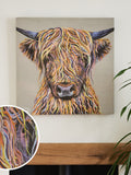 Emily Howard Highland Cow Canvas Wall Art Medium, imported from the UK