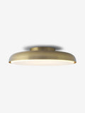 MADE.COM Nura flush ceiling light in brass - British product
