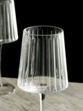 Clear Collins wine glasses set of 4 with 22.5cm height (British brand)