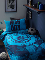 Next NEXT Blue Manchester City 100% Cotton Single Duvet Cover and Pillowcase Set- Buy online at McGrocer