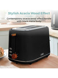 Tower Black Scandi 2 Slice Toaster (British brand)
