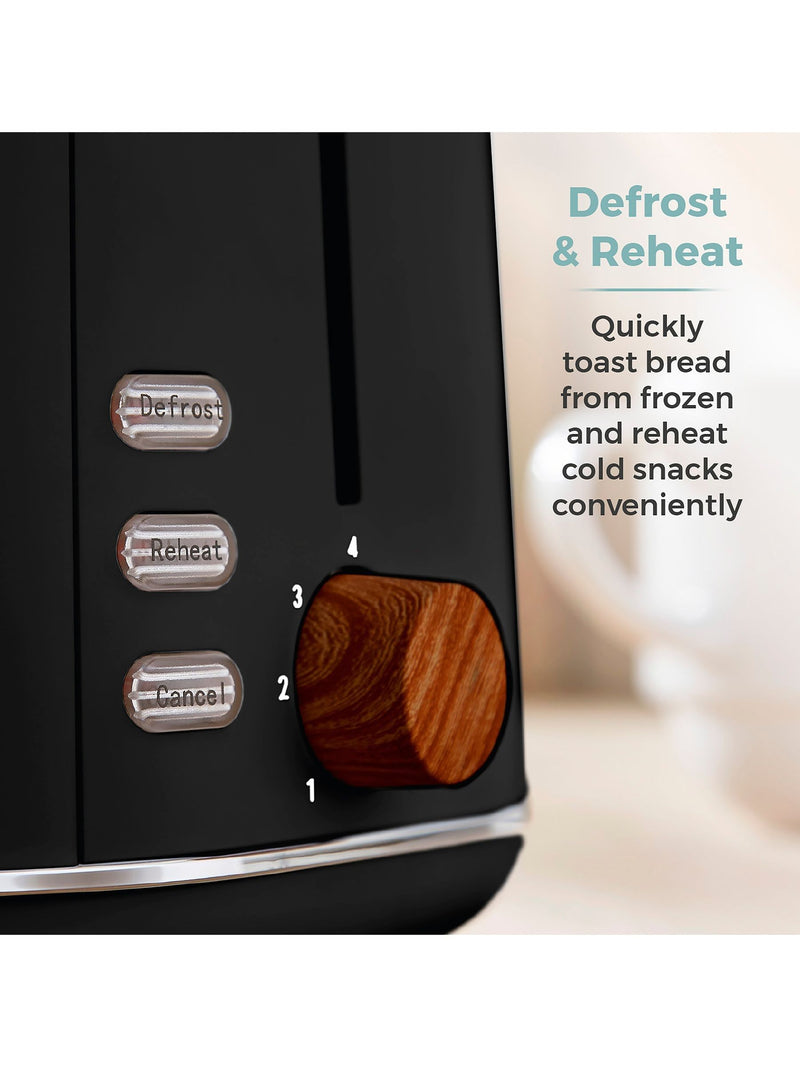 Tower Black Scandi 2 Slice Toaster (British brand)