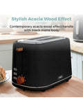 Tower Black Scandi 2 Slice Toaster (British brand)