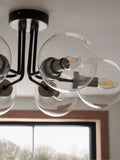 Jackson 6-light flush ceiling light 60cm - British product