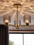Jensen ceiling light 3 light flush fitting 42cm - British product
