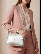 Next Jones Bootmaker Silver Wendell Cross-Body Bag- Buy online at McGrocer