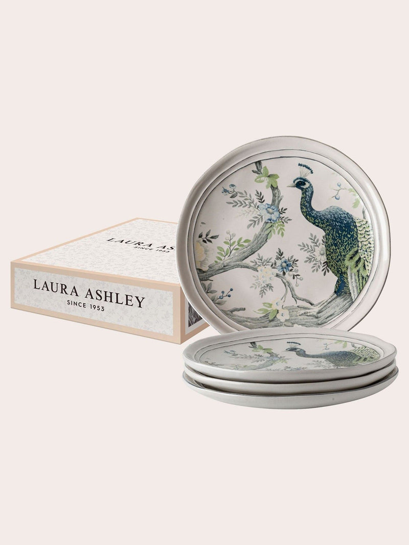 Laura Ashley Set of 4 Blue Belvedere 20cm Plates