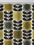 Orla Kiely Spot Flower curtains yellow grey made to measure, UK version