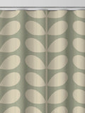 Orla Kiely Solid Stem curtains in pebble and cream - British product