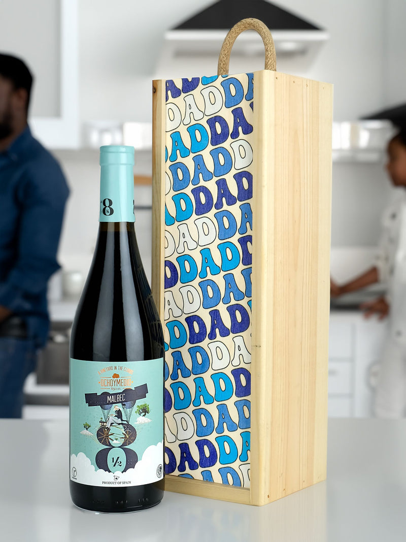 Le Bon Vin Dad Malbec red wine 750ml, UK version