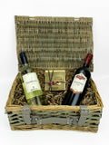 Le Bon Vin wine hamper with truffles 2x 750ml 100g, UK version
