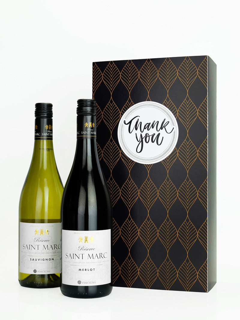 Le Bon Vin wine duo gift box, UK version